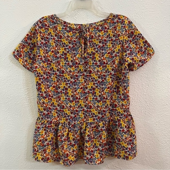Molly Bracken multicolored floral ruffle blouse - Picture 2 of 7